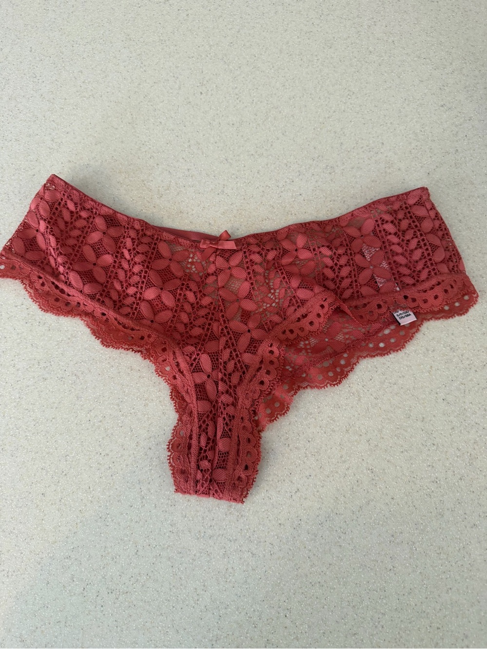 Victoria’s Secret / dream angels Lace Bikini Briefs in Deep Rose - s/p